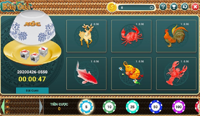 Luật chơi Game Bầu Cua Tôm Cá Shbet cơ bản